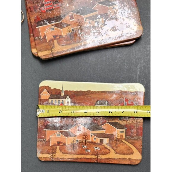 Current Countrysides Trivet x 3 Pastoral Farm Cows Pot Holder - Picture 12 of 16